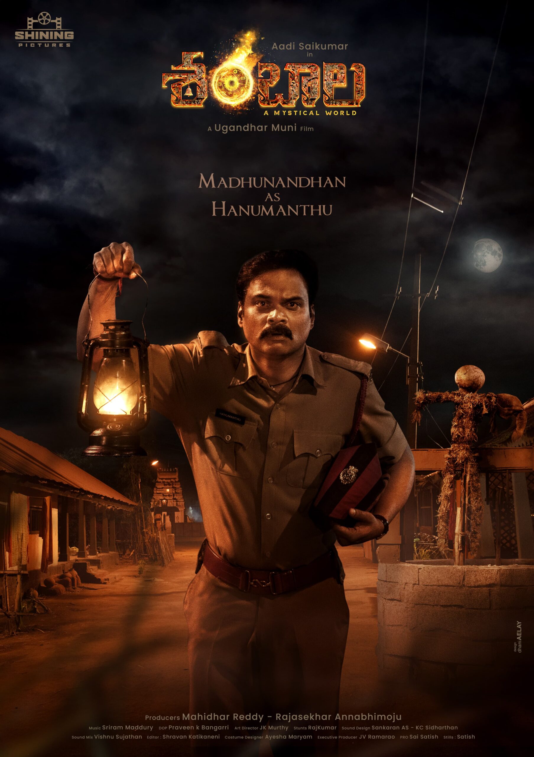 Madhunandhan As Hanumanthu In Aadi Saikumar’s Shambhala
